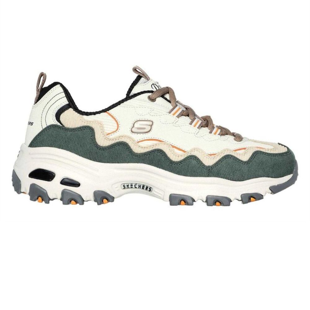 Skechers Childrens/Kids DLites Classic Sneakers / Off White/Green
